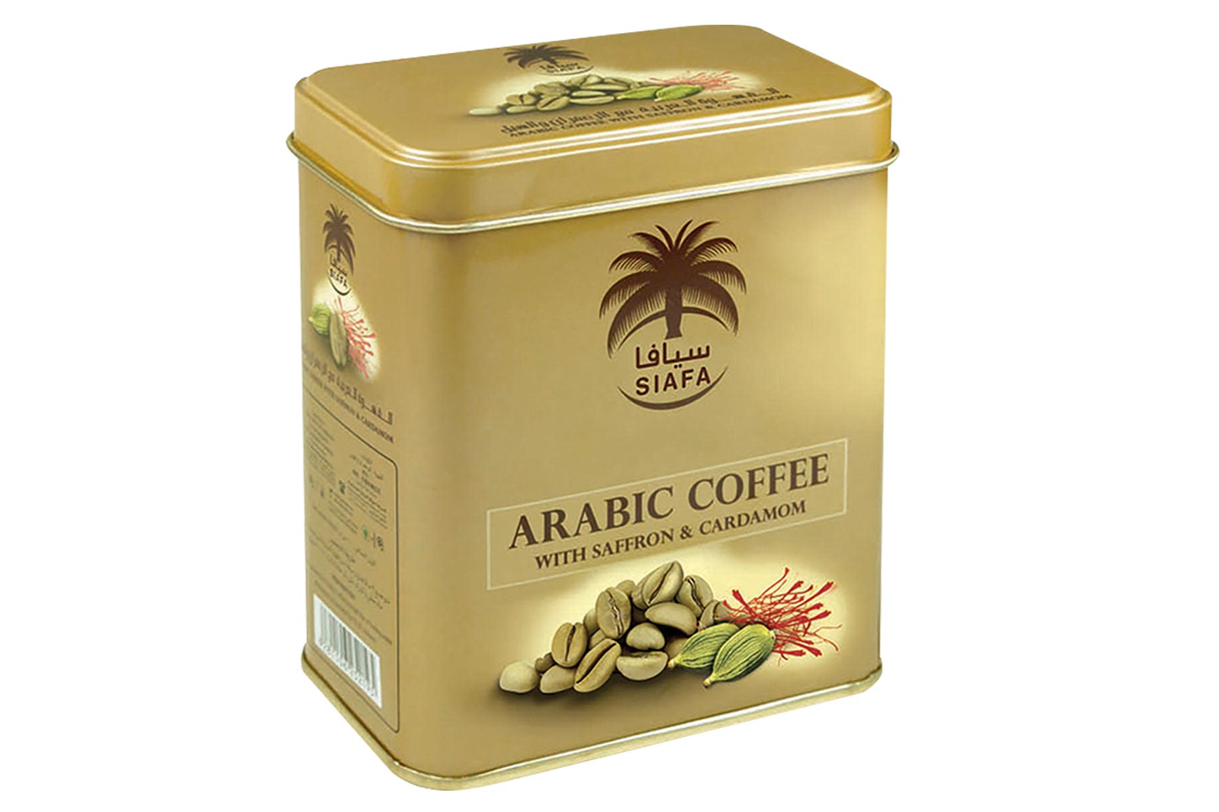 Натуральный арабский кофе с шафраном и кардамоном Siafa 200 гр.